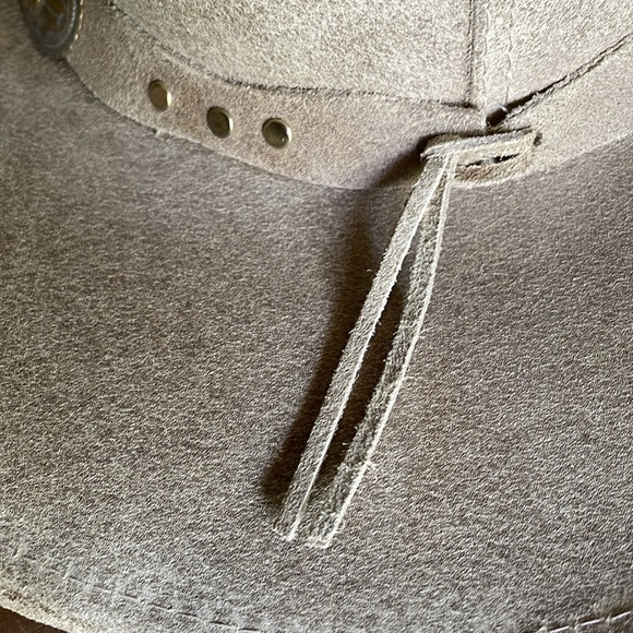Vintage Minnetonka Leather Hat M - Picture 12 of 15